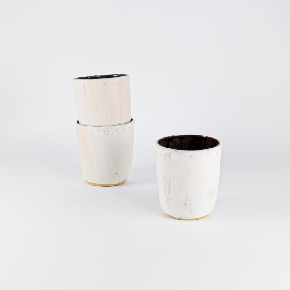 czarka duża 420ml | kosmos Duża biało granatowa czarka ceramiczna z kolekcji kosmos