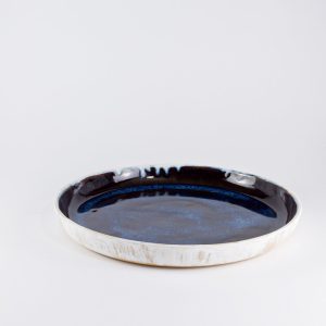 Patera ceramiczna płaska - rondel z kolekcji Kosmos