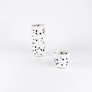 Czarka ceramiczna mała łaciata z kolekcji fryga