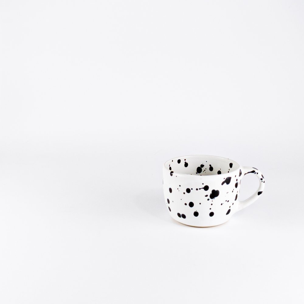 filiżanka duża 400ml | fryga Filiżanka ceramiczna łaciata z kolekcji fryga