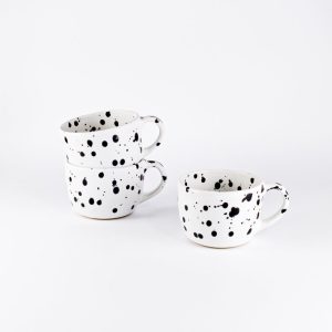 Filiżanka ceramiczna łaciata z kolekcji fryga