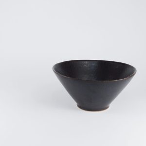 Czarna misa ceramiczna ramen z kolekcji blues