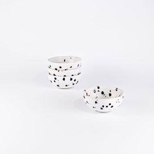 Misa ceramiczna łaciata z kolekcji fryga