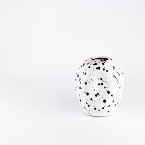 Duży łaciaty wazon ceramiczny z kolekcji fryga